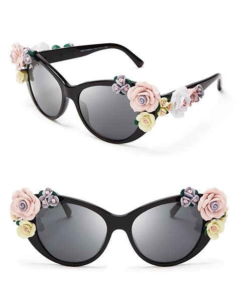 dolce gabbana glasses flowers|dolce and gabbana oversized glasses.